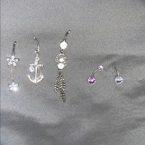 Bundle belly rings